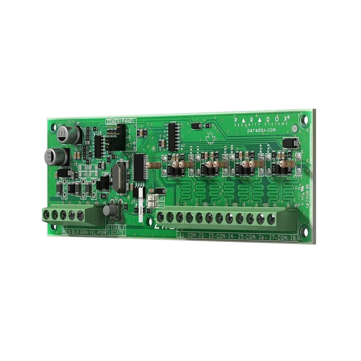 Paradox ZX8 zónabővítő-modul PGM kimenet max 16 zóna EVO MG SP #2