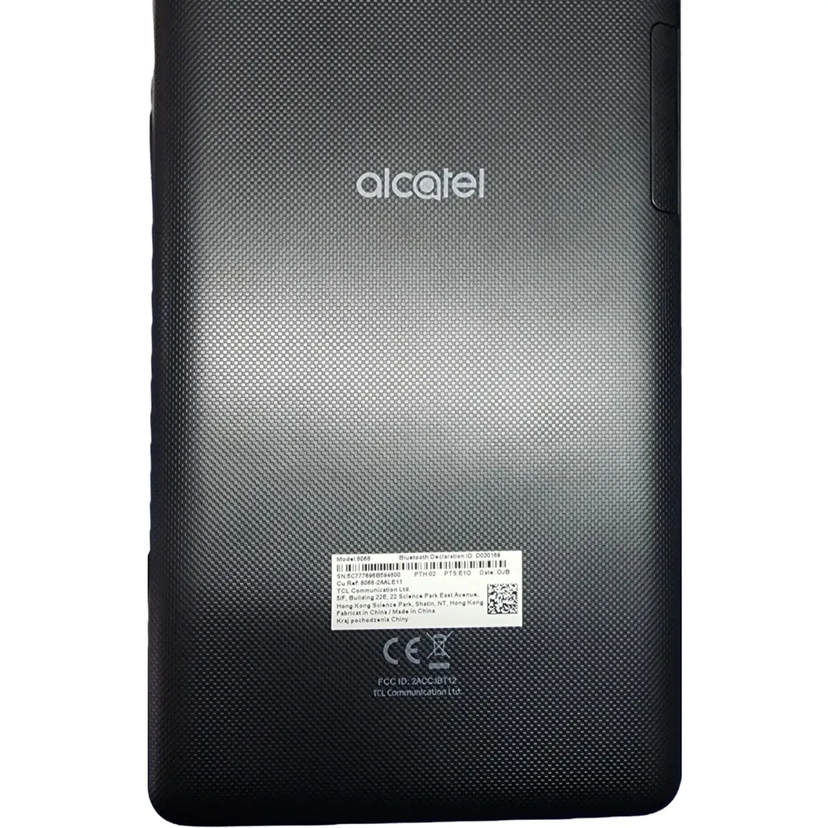 Alcatel 1T Tablet 7" TFT 1/8GB 1024×600 2580 mAh micro USB tőltővel dobozával fekete #2