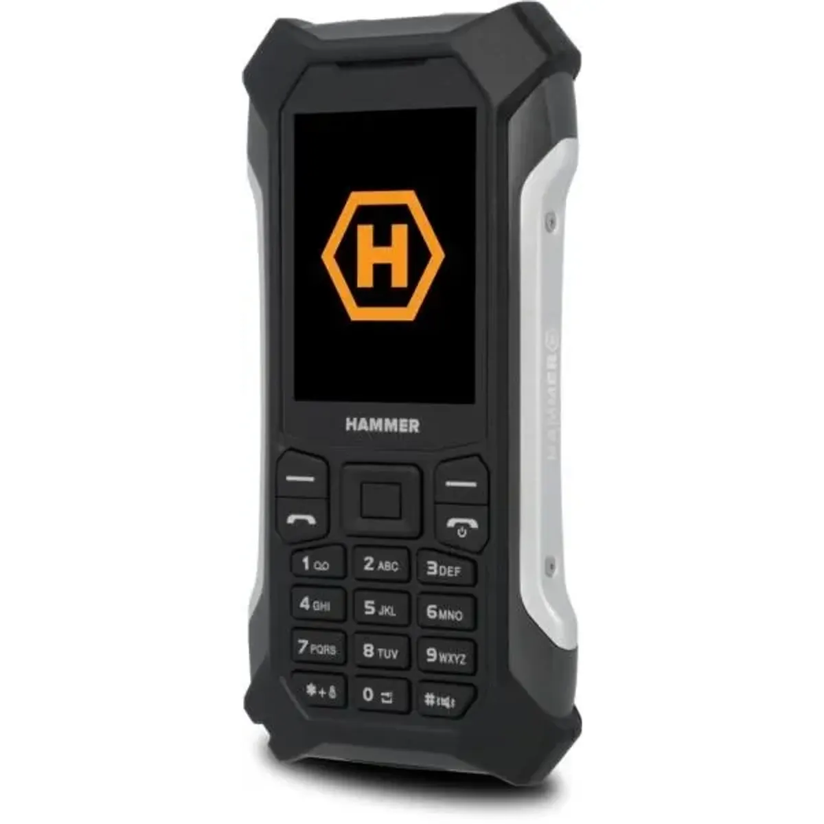 Hammer Patriot+ Mobiltelefon 2,4" 128MB Dual SIM 3G Csepp Víz Por Ütés álló hátlapi kamera fekete #2