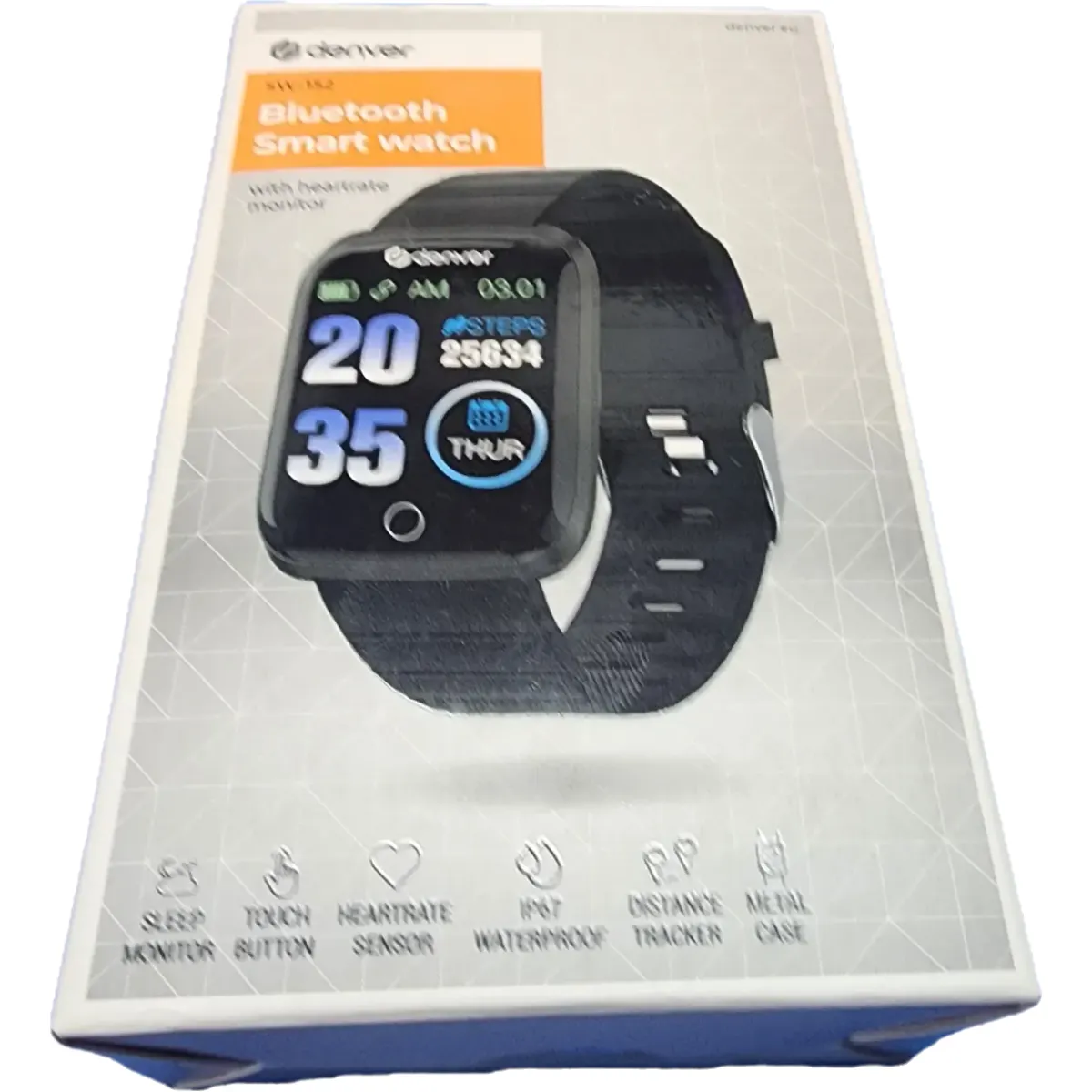 Denver SW-152 Bluetooth okosóra 1,3" IP67 150mAh fekete #6