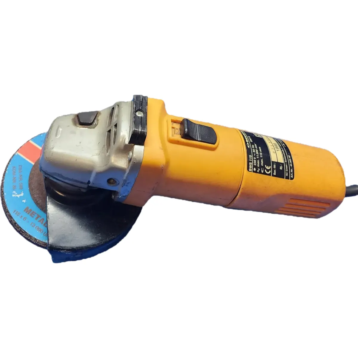 Einhell BWS 115 sarokcsiszoló 500W sárga #1