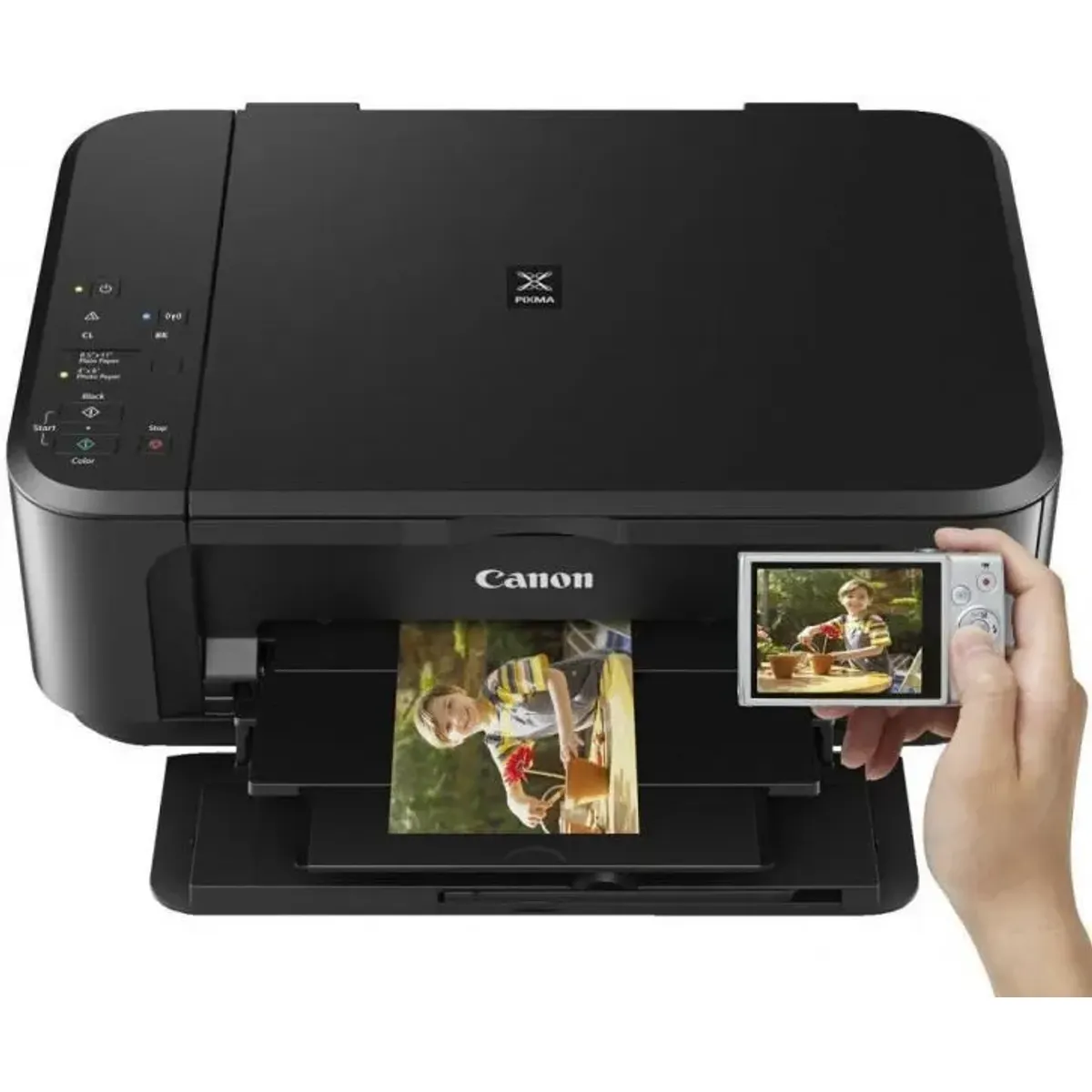 Canon PIXMA MG3650S Szkenner Fénymásoló Nyomtató A4 1200dpi Wifi USB fekete #2