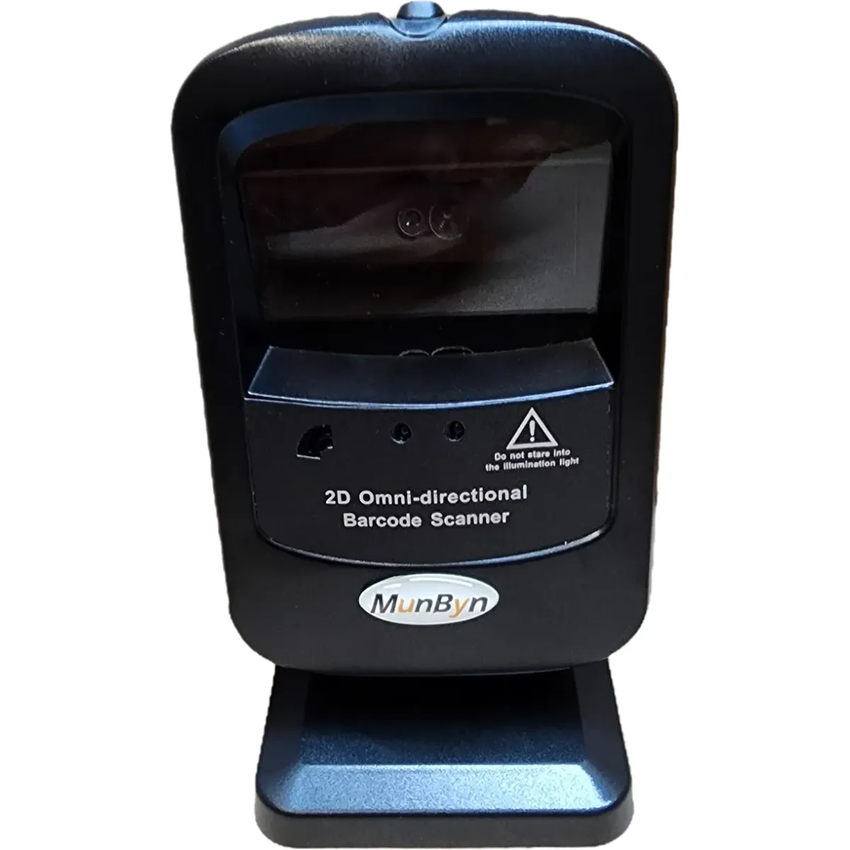 Munbyn IOBC030 2D asztali vonalkódolvasó omnidirekcionális USB fekete #1
