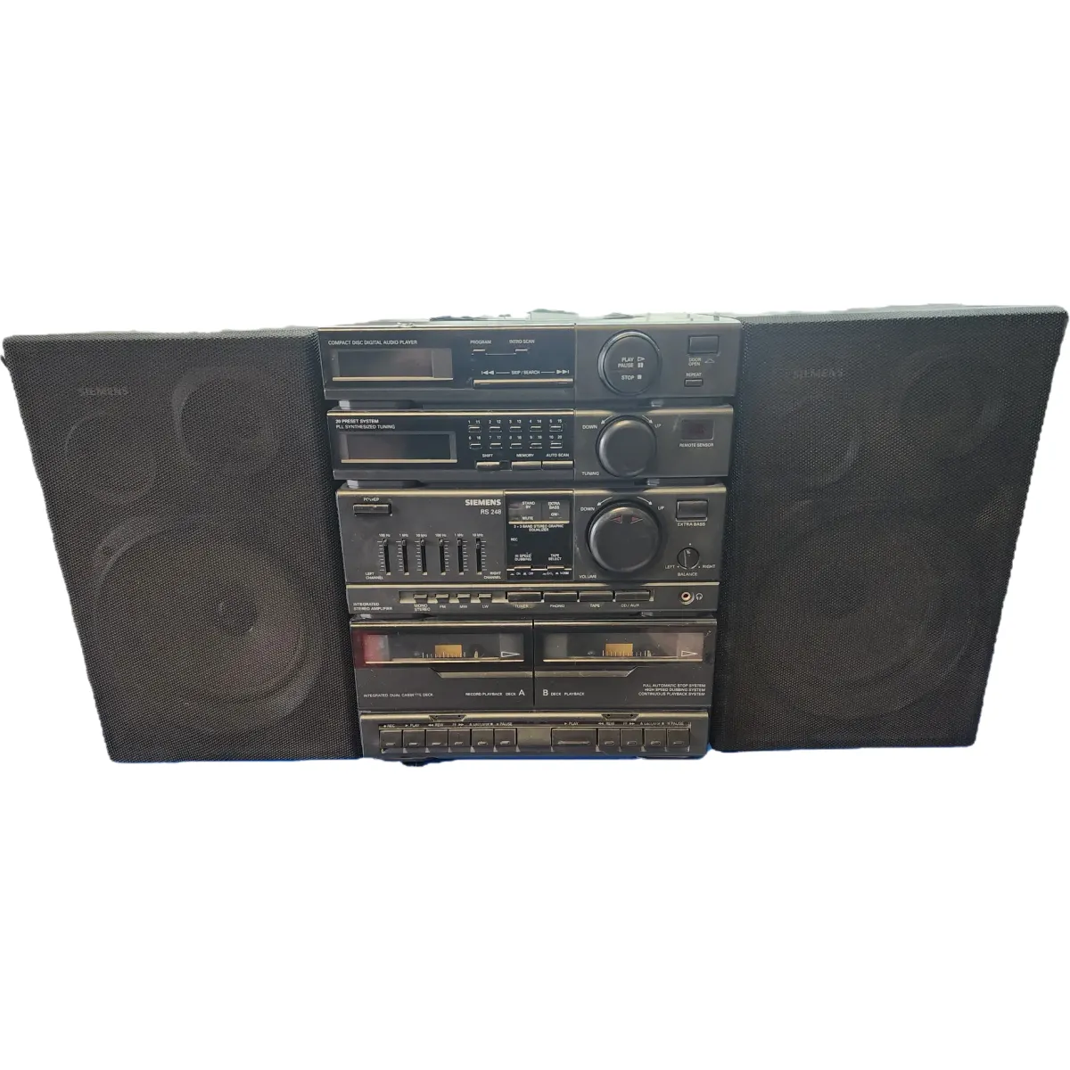 SIEMENS RS 248 Hifi torony 4 részes #1