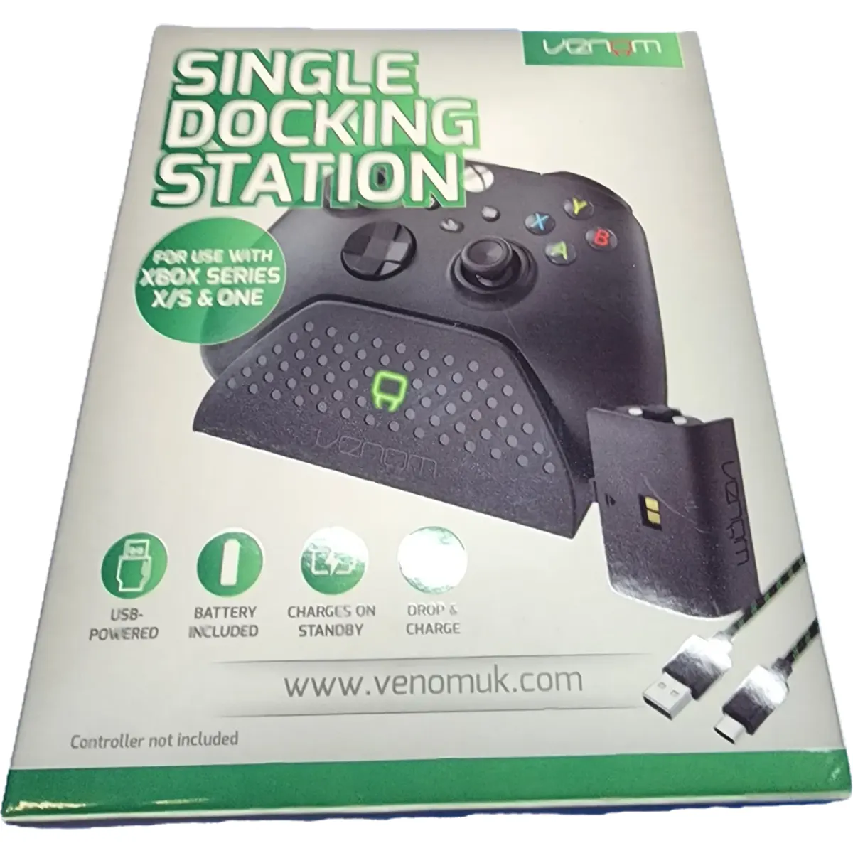 VENOM XBOX S X One (VS2880) Töltő állomás akkumulátorral fekete #6