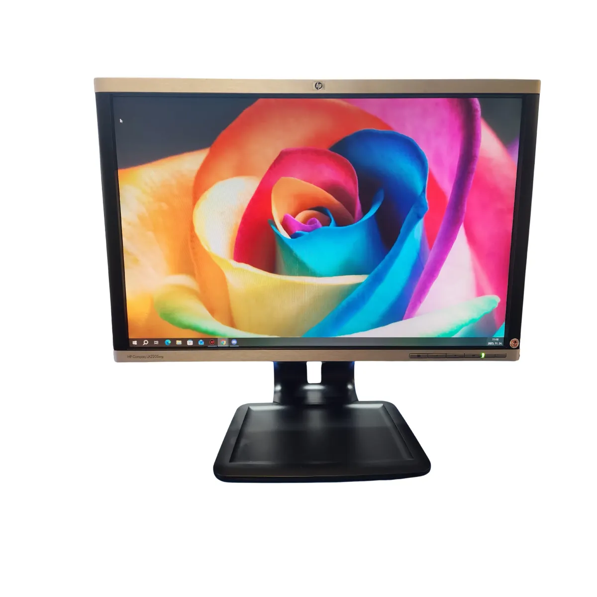 HP Compaq LA2205wg 22" LCD monitor TN 1680x1050 VGA DVI DP VESA PIVOT fekete #1