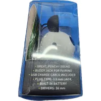 KitSound Mini Buddy Panda hangszóró fekete-fehér #3