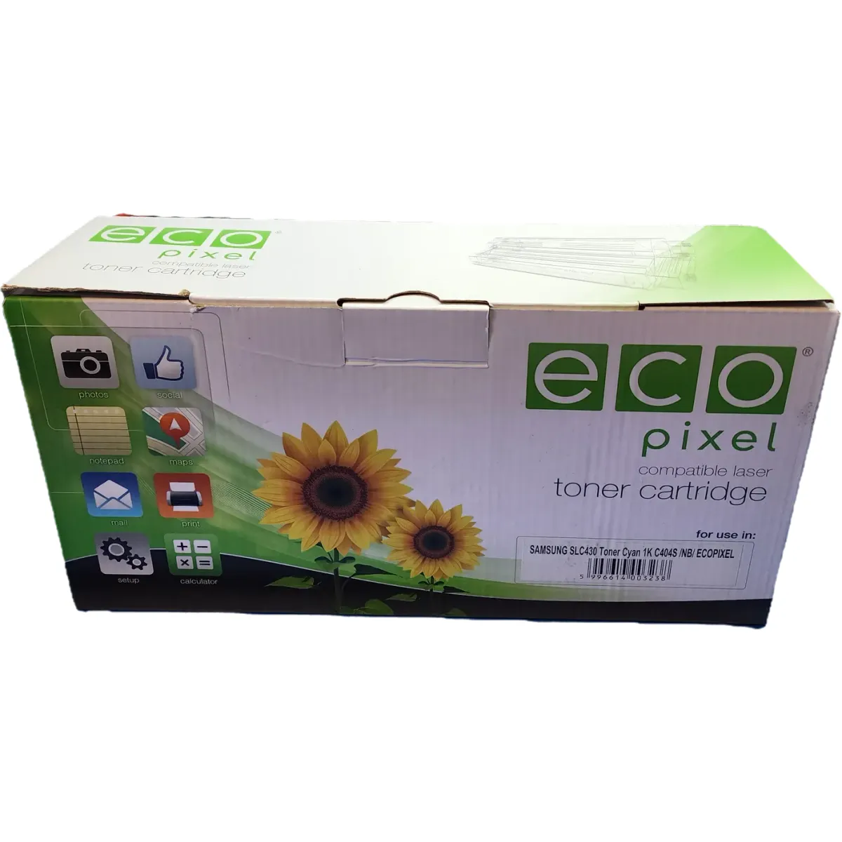 Ecopixel Utángyártott SAMSUNG SLC430 Cyan 1K C404S Toner #1