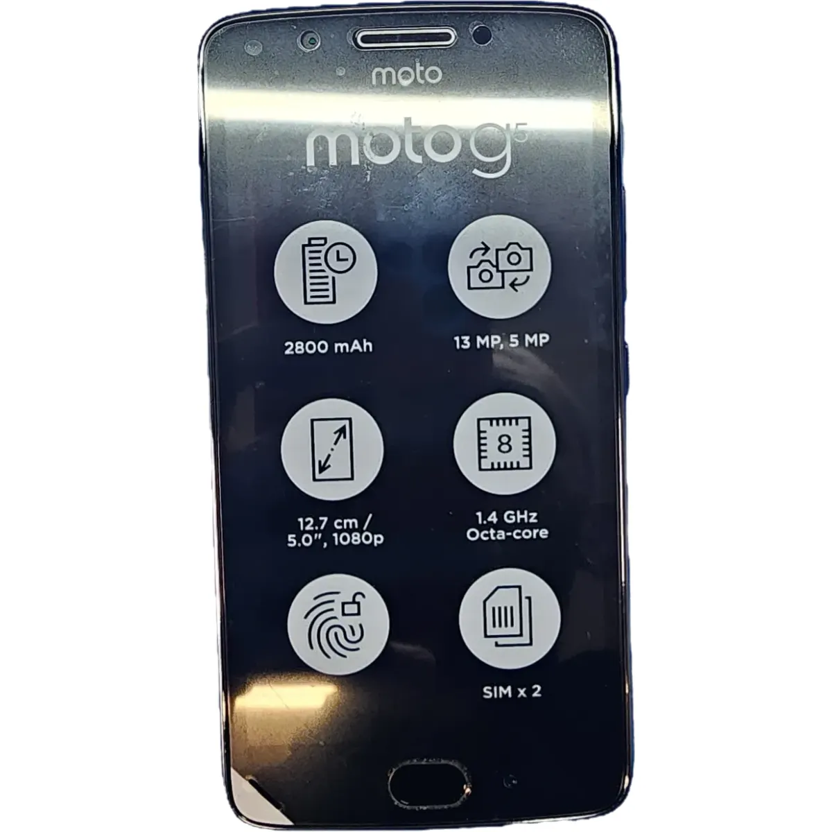 Motorola Moto G5 (XT1676) Mobiltelefon 5" 3/16GB Dual Sim 2800mAh szürke #1