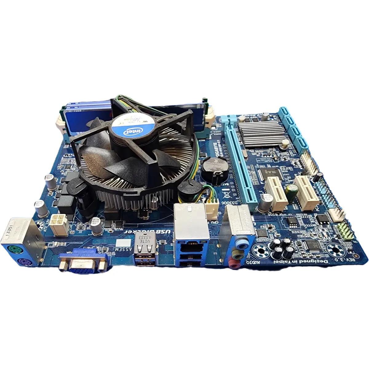 Gigabyte GA H61M-S1 REV 3.0 alaplap Core i3-3240 H61 1155LGA 2x2GB DDR3 Intel HD Graphics félgép #1