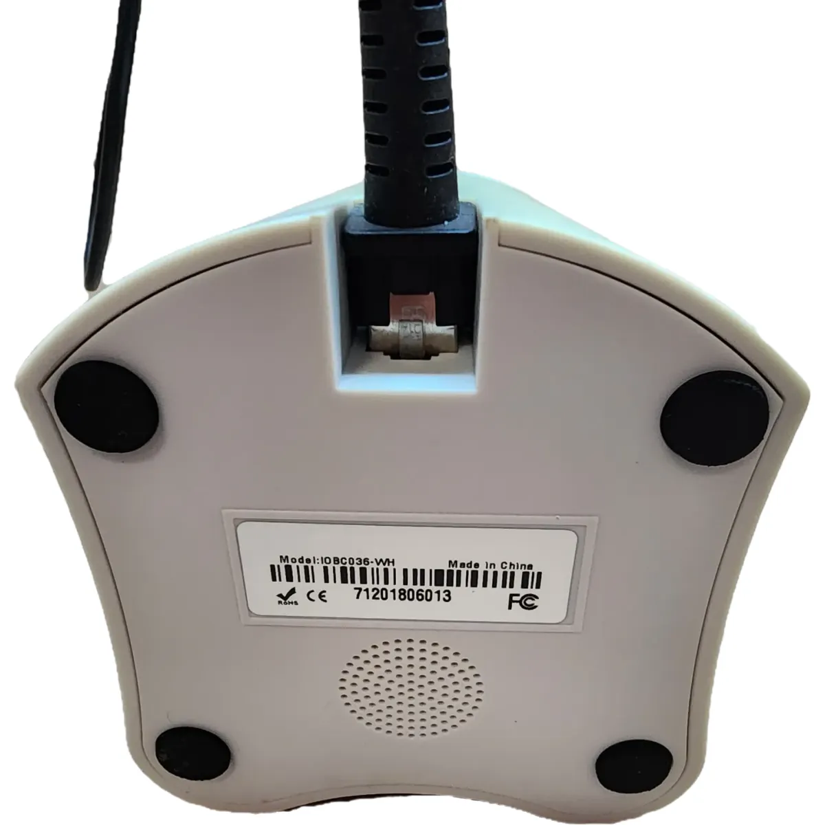 Munbyn IOBOC036-WH 2D asztali vonalkódolvasó omnidirekcionális USB fehér #4