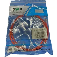 WIRETEK kábel USB Összekötő A-B 5m Male/Male piros