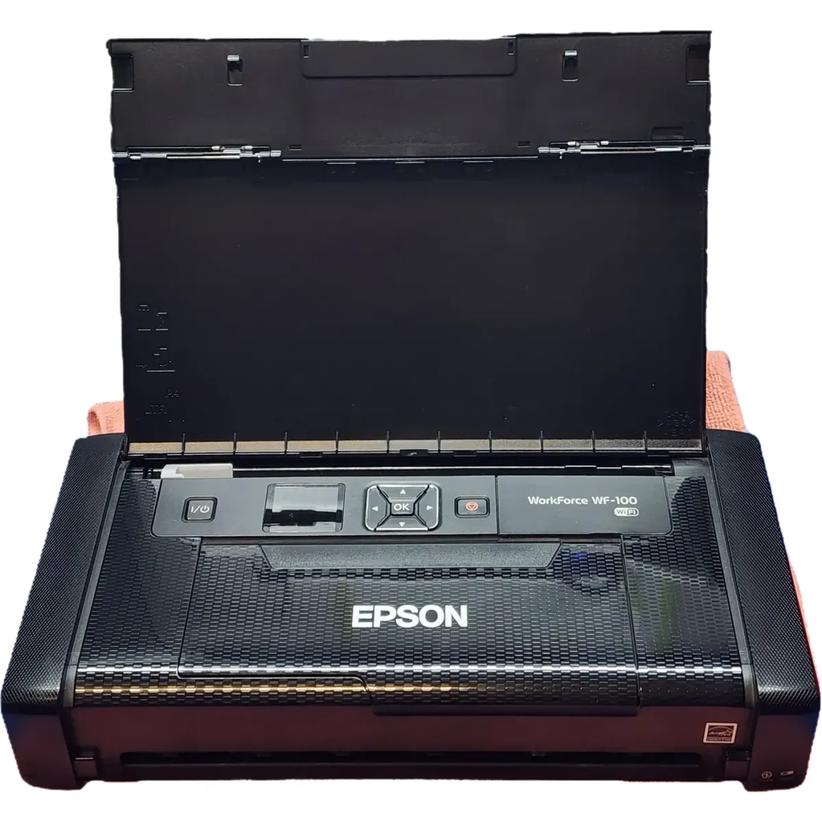 Epson WorkForce WF-100W Hordozható akkumulátoros A4 színes Wi-Fi Nyomtató air cloud iprint 309x154x61 mm 1,6 kg #1