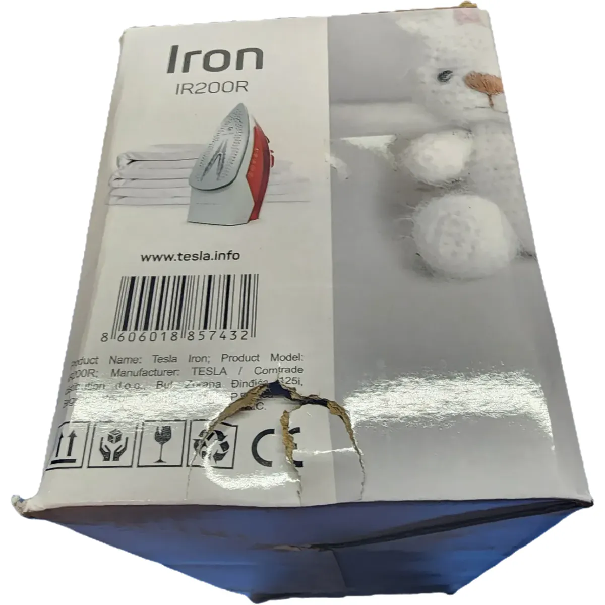 Tesla IR200R gőzölős vasaló 2200W kerámia talp 300ml #3