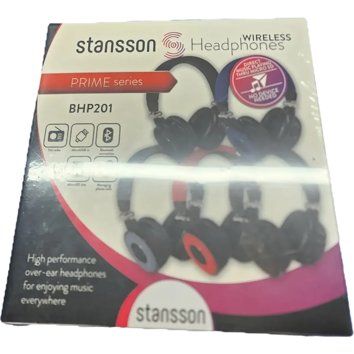 Stansson BHP201 Fejhallgató Barna Fekete #2