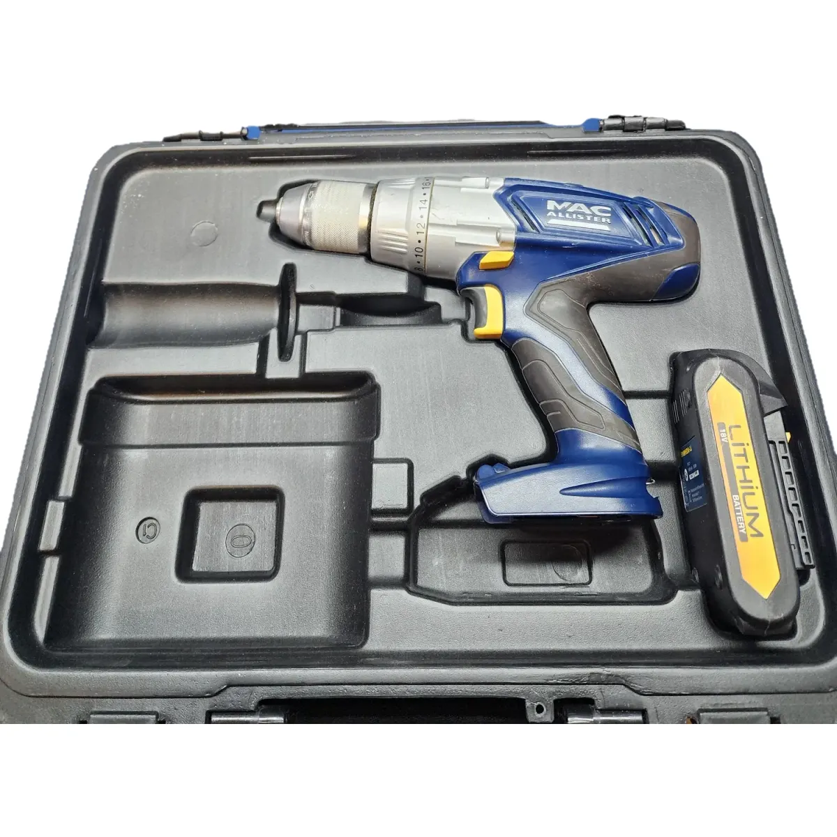 MacAllister MHD18A-2Li csavarbehajtó + bőrönd kék #5