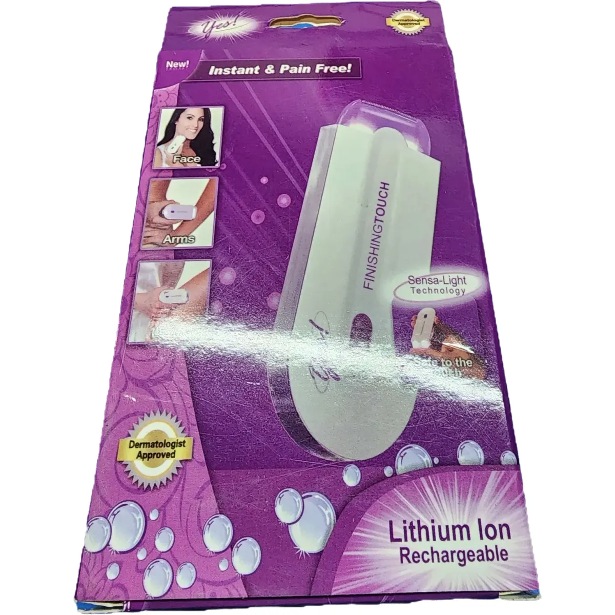 Fájdalommentes szőrtelenítő Epilátor sensa-light segédfénnyel fehér #3