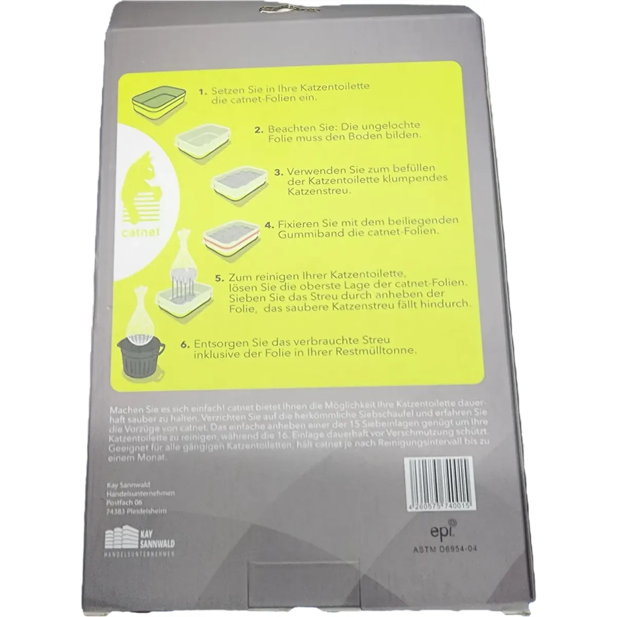 Catnet macska tisztítópárnák 16db-os 90x80cm #2