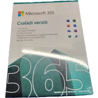 Microsoft 365 Családi verzió 1 év. Win/MAC dobozos