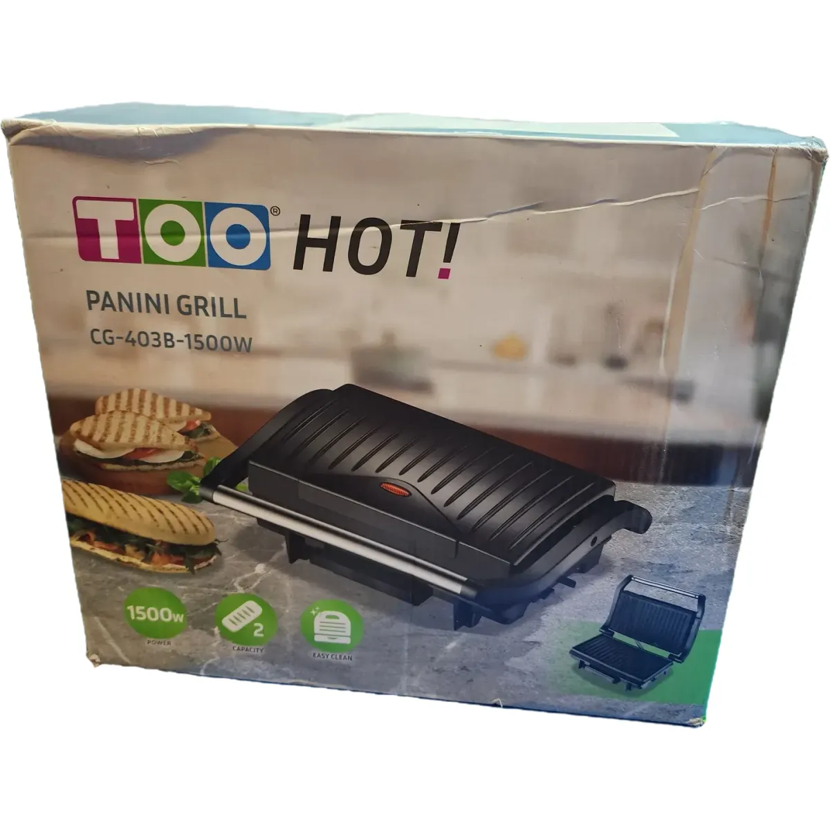 TOO CG-403B-1500W kontakt grill fekete #2