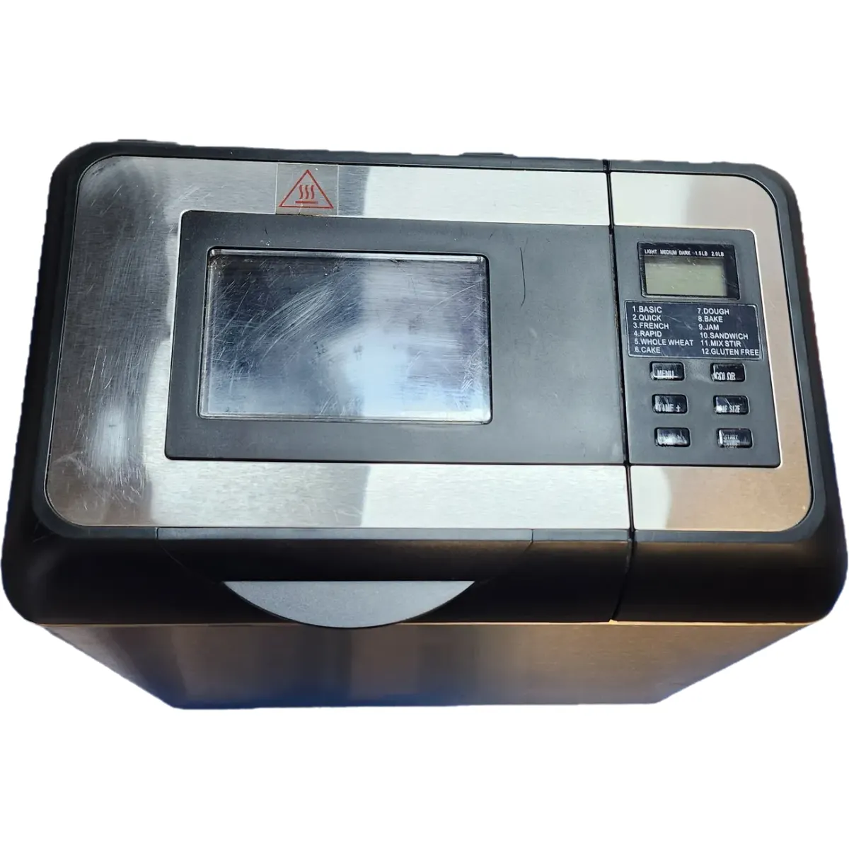 Star Light MPD-700W Kenyérsütő 12 program Rozsdamentes acél Kijelző 900g-os térfogat inox #2