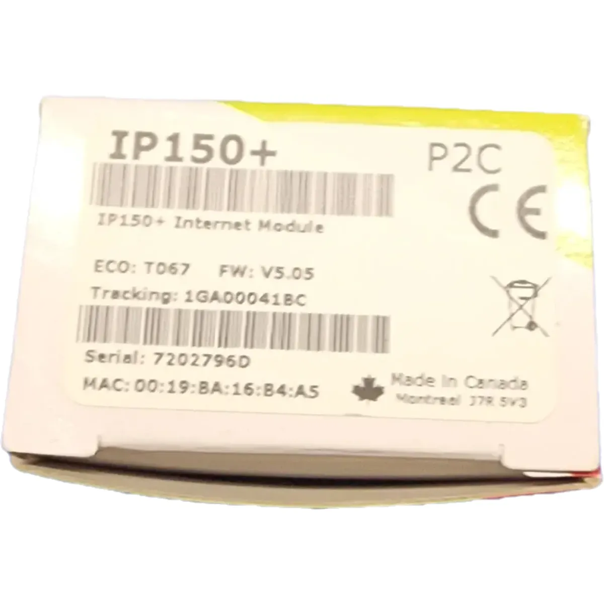 PARADOX IP150+ internet modul #3