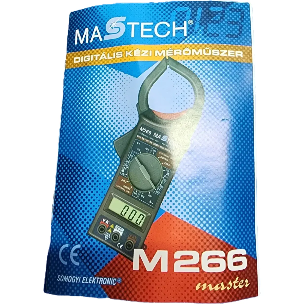 MASTECH M266 Digitális kézi mérőműszer 1000V +tok barna #2