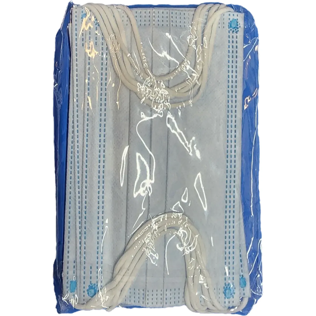 Orvosi arcmaszk 3 rétegű gumis kék 5db #2