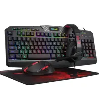 Redragon S101-BA-2 Combo Gaming billentyűzet egér egérpad és Headset csomag