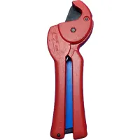 Műanyagcső vágó olló 26mm piros #3