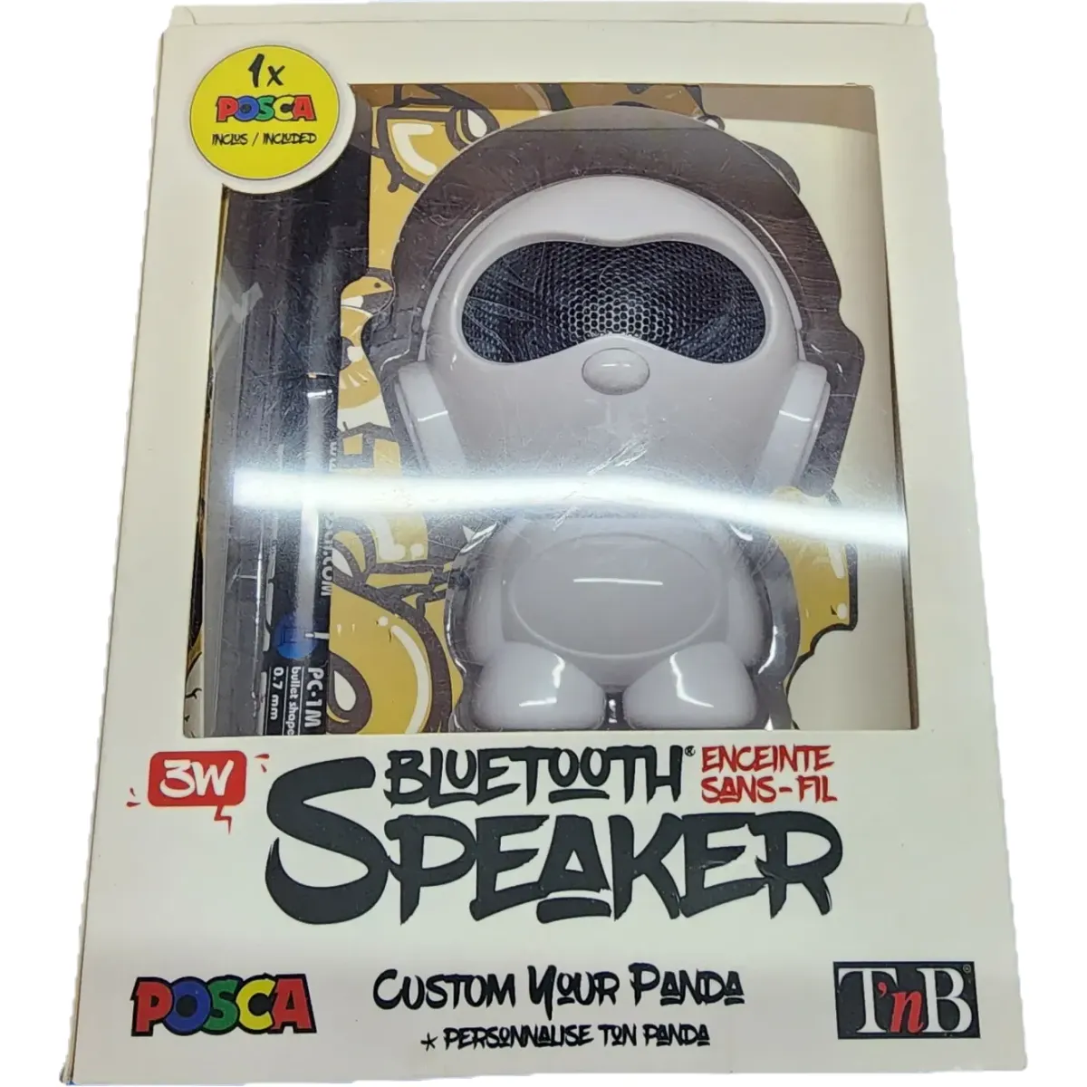 TNB PANDA vezeték nélküli bluetooth hangszóró ajándék POSCA fekete filctoll #1