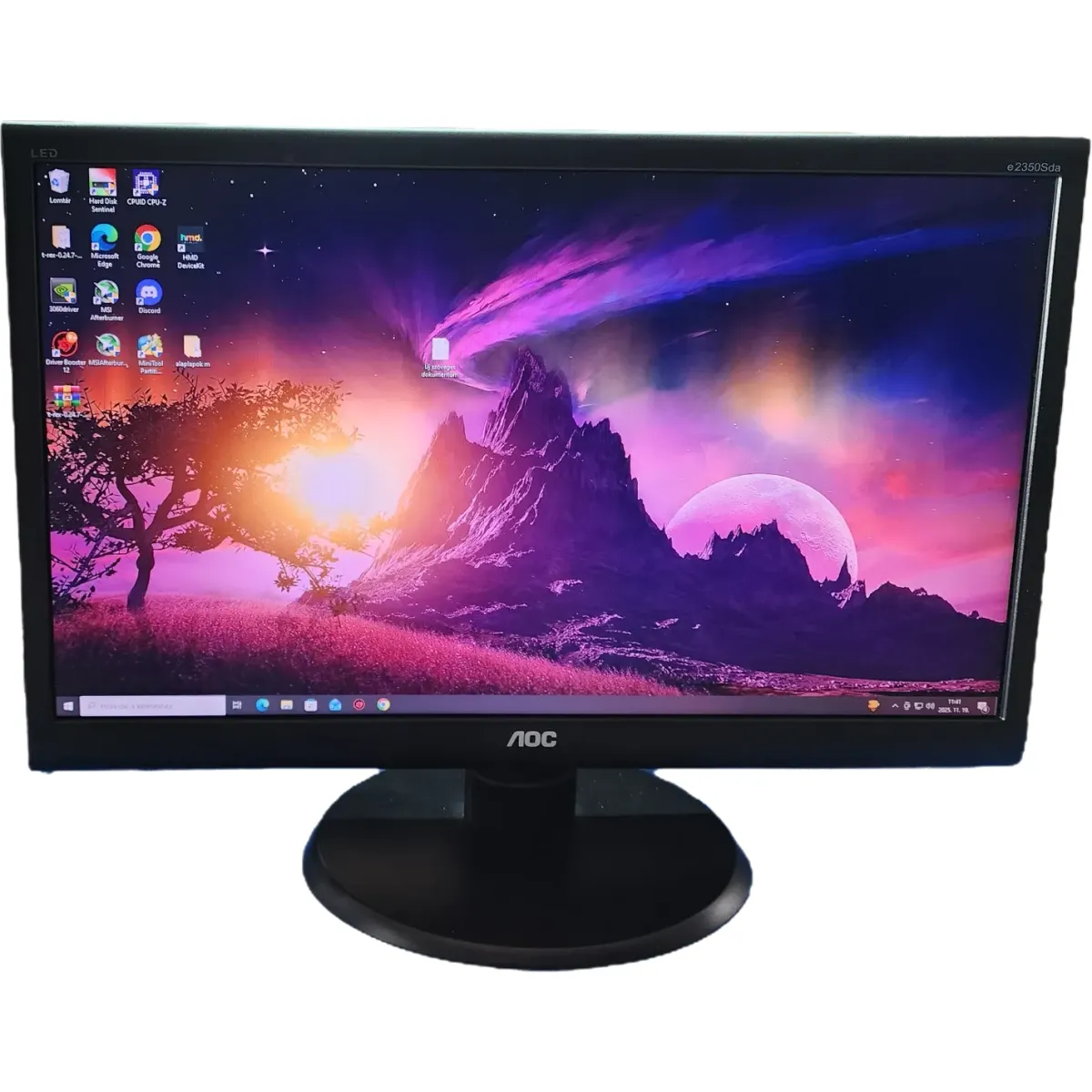 AOC e2350Sda 23" Monitor W-LED 1920x1080 VGA DVI VESA hangszóró #1