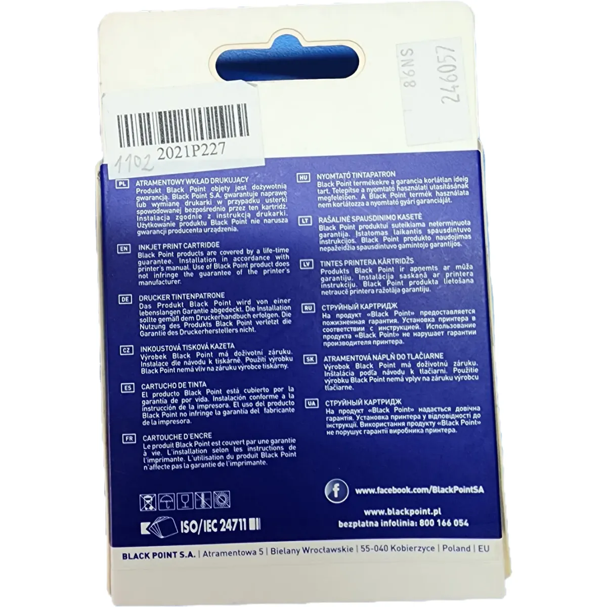 Utángyártott Black Point Epson T0803 Magenta tintapatron #2