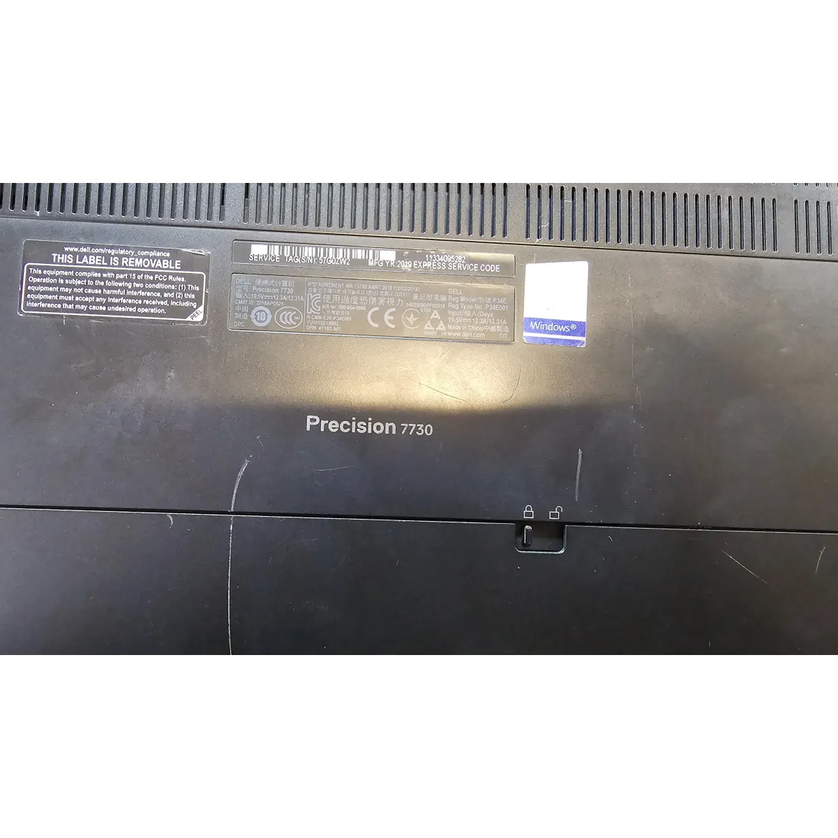 Dell Precision 7730 17,3 FHD IPS Laptop i7-8850H 32GB DDR4 Quadro P3200 6GB 512GB SSD #6