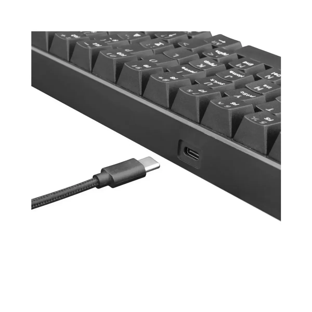 White Shark GK-2022B/BR-HU SHINOBI 60% MAGYAR mechanikus barna switch gamer billentyűzet fekete #3