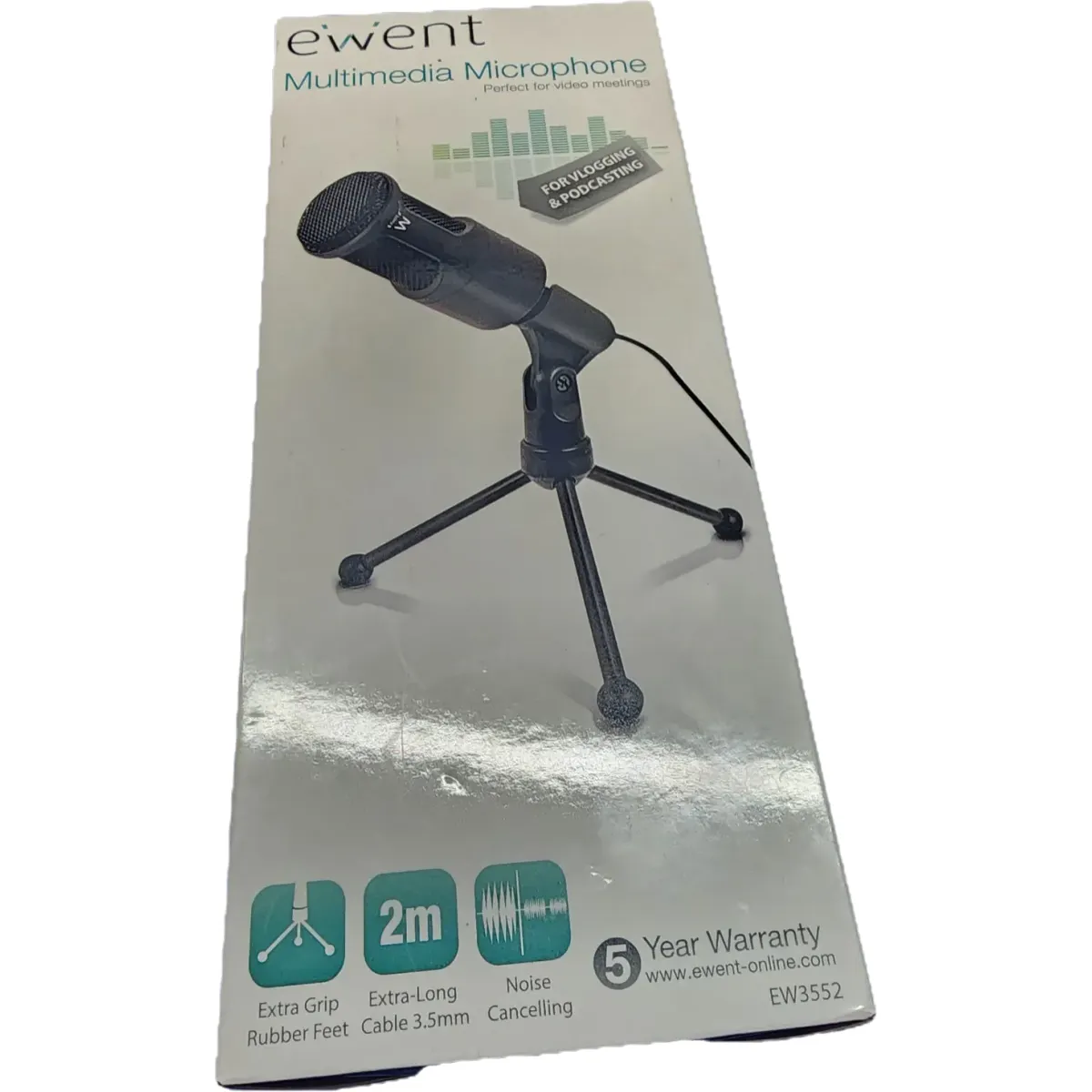 EWENT EW3552 Multimédiás mikrofon zajszűréssel fekete #7