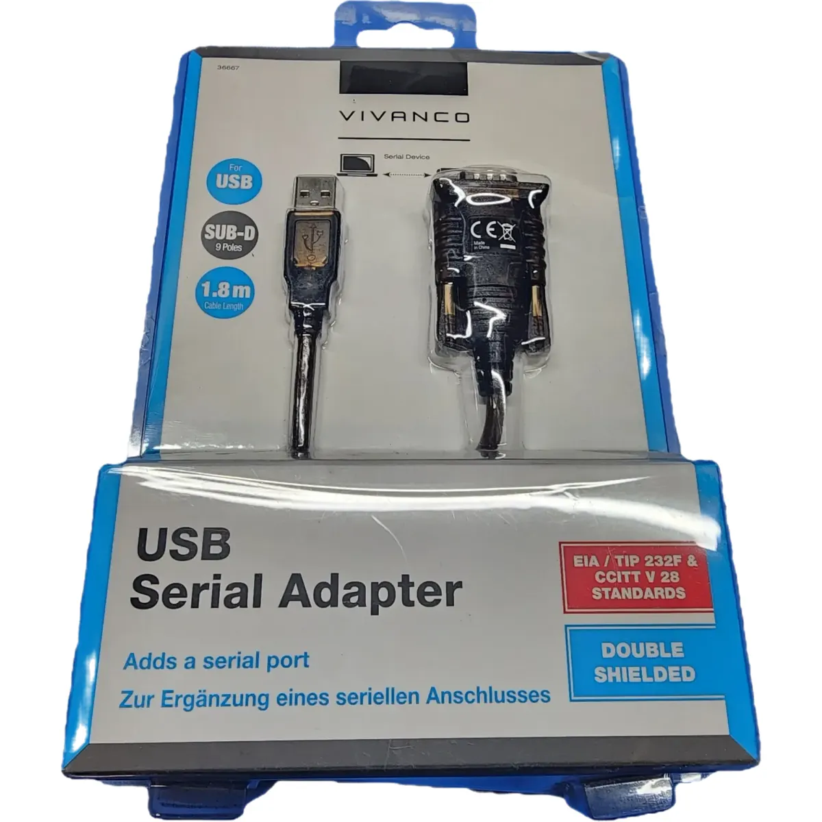 Vivanco USB-VGA adapter 1,8m fekete #3