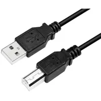 LogiLink USB-A 2.0-USB-B 2.0 M/M adatkábel 5m fekete