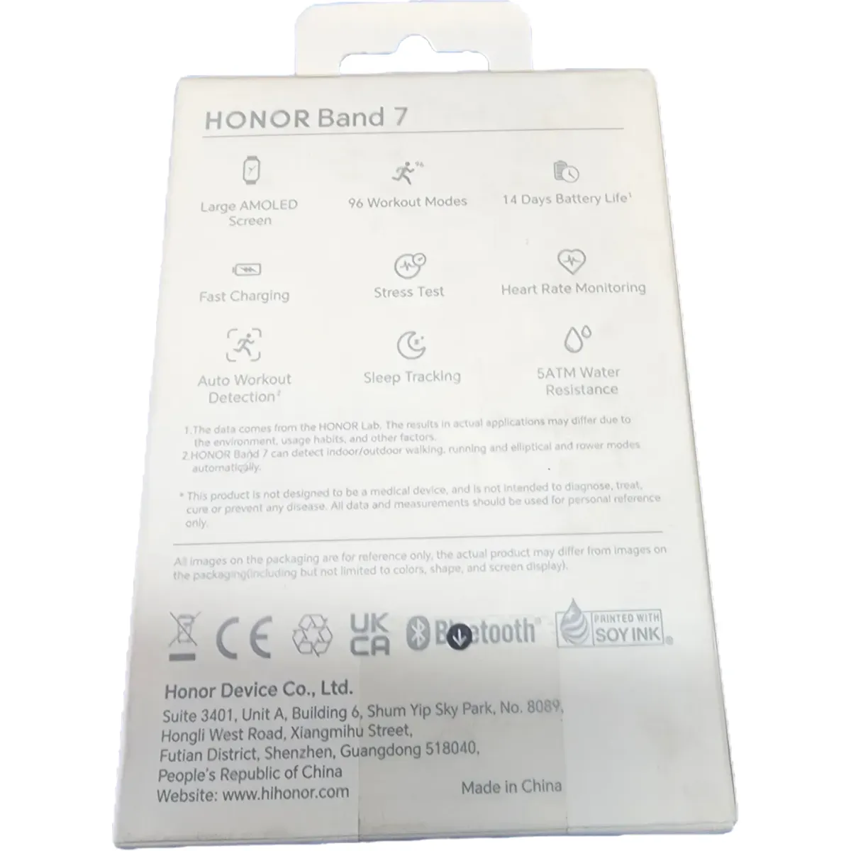 Honor Band 7 Okosóra FLA-B19 1,47" AMOLED 194x368 szilikon szíj rózsaszin #7