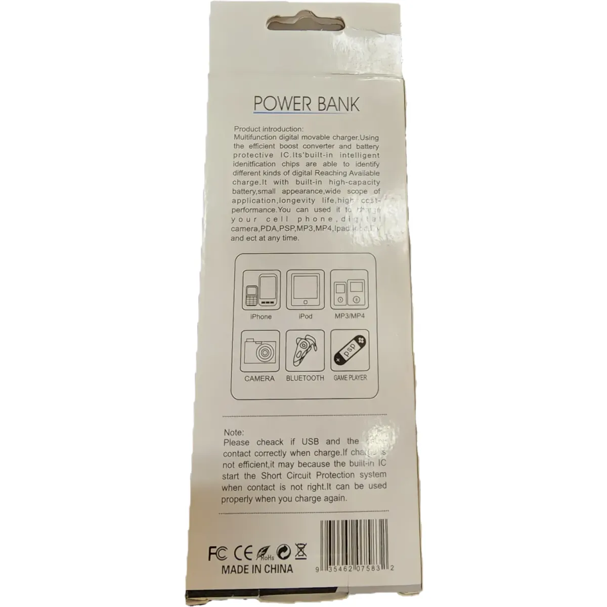 POWA 5V USB külső Li-Ion 2600mAh PowerBank #2