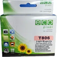 Ecopixel Utángyártott Epson T806 tintapatron Világos Magenta