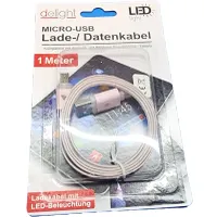 Delight 1m ledes micro-usb kábel #4