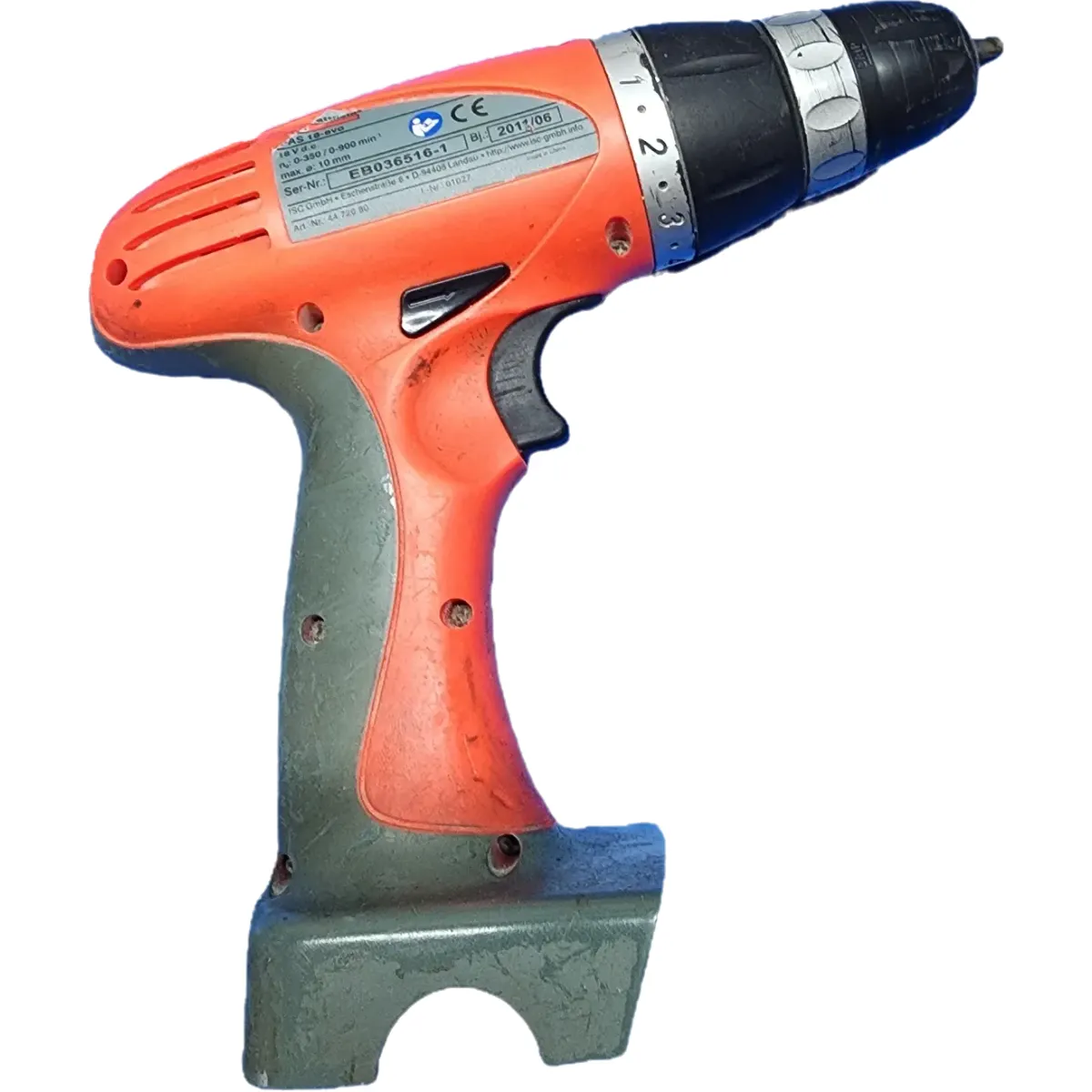 Ergotools E-AS 18-evo 18V akkus fúró-csavarozó akkumulátorral és töltővel piros #1