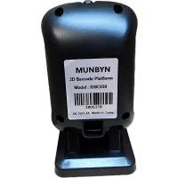 Munbyn IOBC030 2D asztali vonalkódolvasó omnidirekcionális USB fekete #3