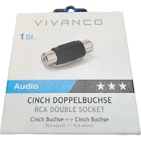 Vivanco adapter RCA - RCA (46035) #1