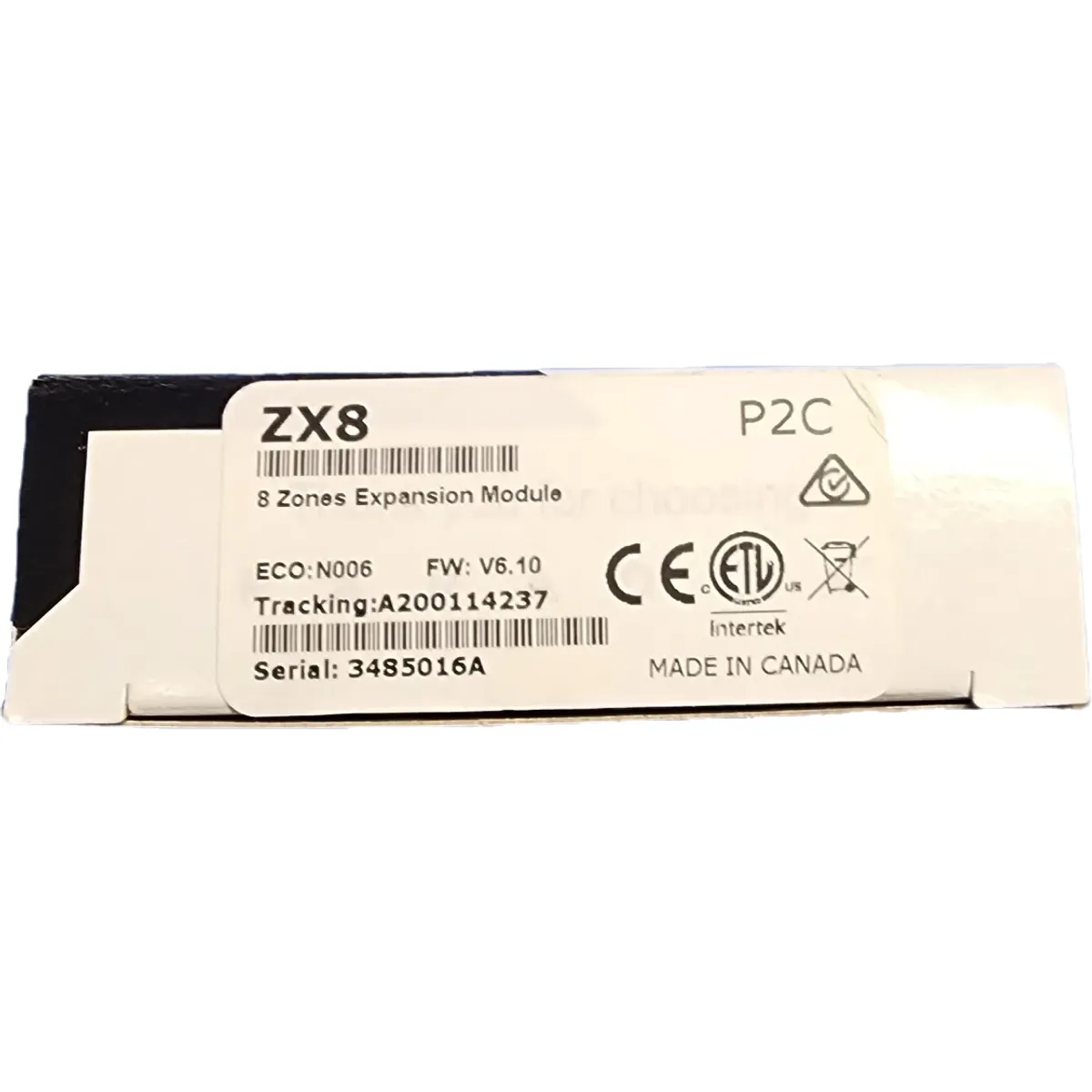 Paradox ZX8 zónabővítő-modul PGM kimenet max 16 zóna EVO MG SP #5