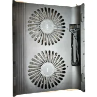 Trust Azul laptop hűtőállvány dupla ledes ventilátorral Fekete