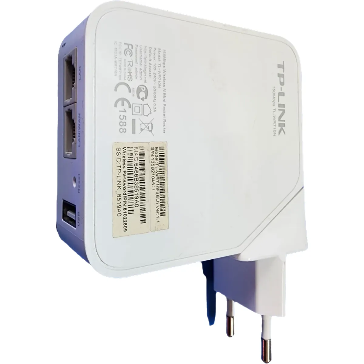 TP-LINK TL-WR710N Wi-Fi Pocket router/AP/TV adapter #2