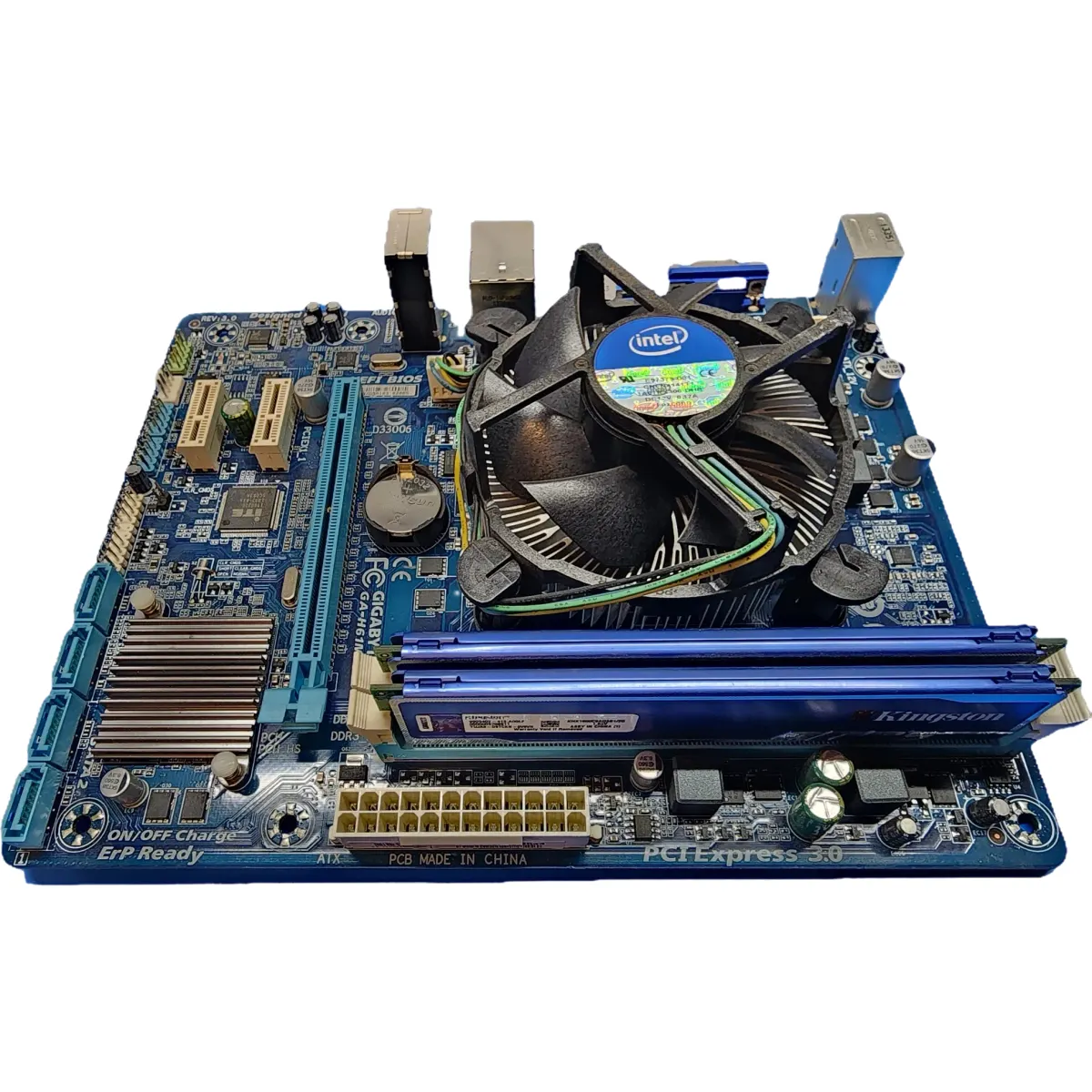 Gigabyte GA H61M-S1 REV 3.0 alaplap Core i3-3240 H61 1155LGA 2x2GB DDR3 Intel HD Graphics félgép #2