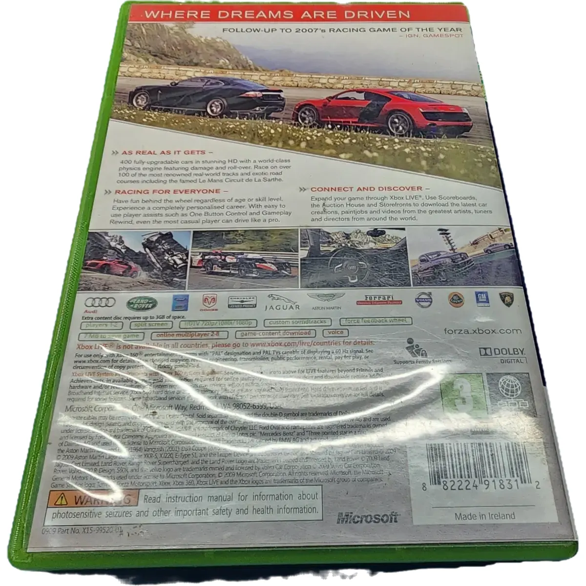 Forza Motorsport 3 Xbox 360 játékszoftver #3